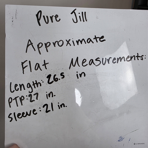 J. Jill White Navy 100% Pima Cotton Classic‎ Back-Tie Print Tunic Shirt Size 3X - Picture 9 of 9